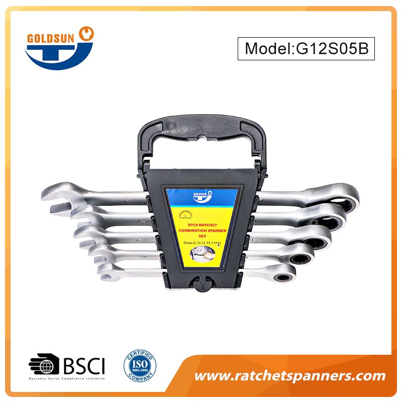 Set Spanar Ratchet 5pcs