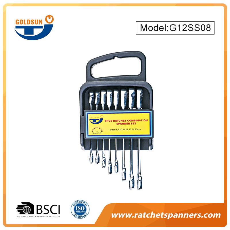 Set Spanar Ratchet Kombinasi 8Pc