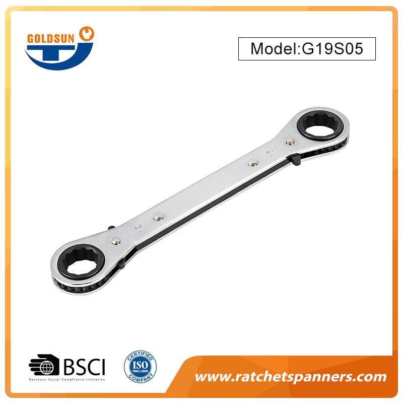 Spanner Kotak Ratchet Double