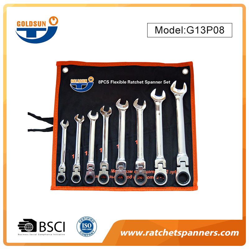 Set Spanar Ratchet dengan Penggelek Kanvas